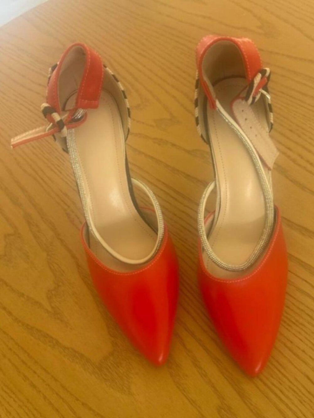 Women's Red and Orange Courts